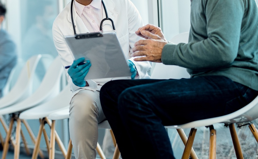 patient and doctor